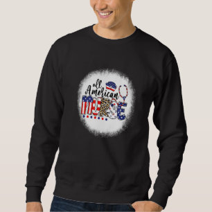 Leopard All American Nursing School Sweatshirt