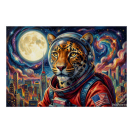 LEOPARD AM RAND DER STADT 2 POSTER
