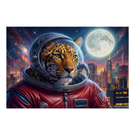 LEOPARD AM RAND DER STADT-3 POSTER