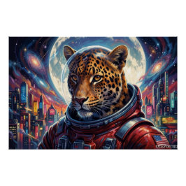 LEOPARD AM RAND DER STADT-4 POSTER