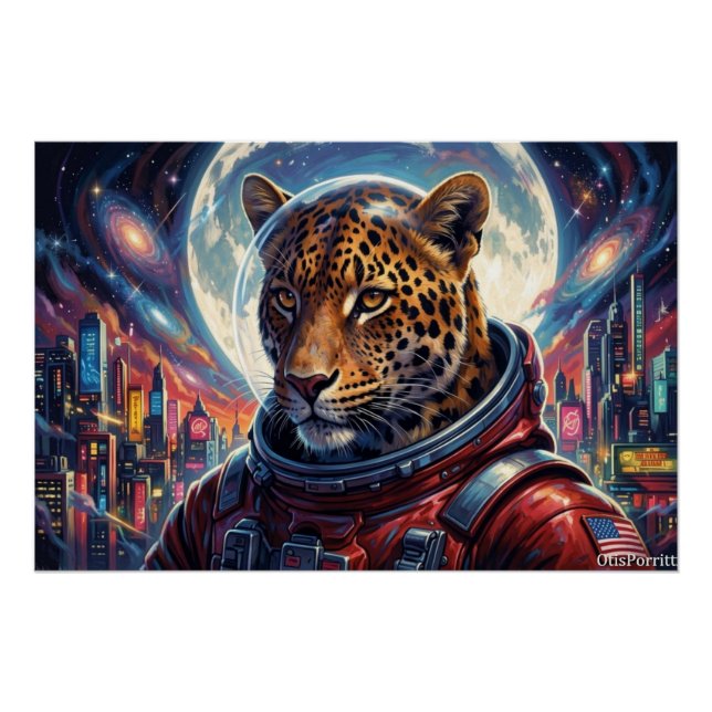 LEOPARD AM RAND DER STADT-4 POSTER (Vorderseite)