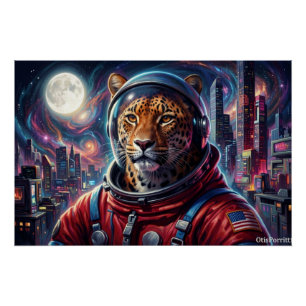 LEOPARD AM RAND DER STADT-5 POSTER