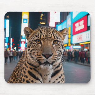 Leopard am Times Square Mousepad