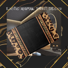 Leopard Animal Print Badematte