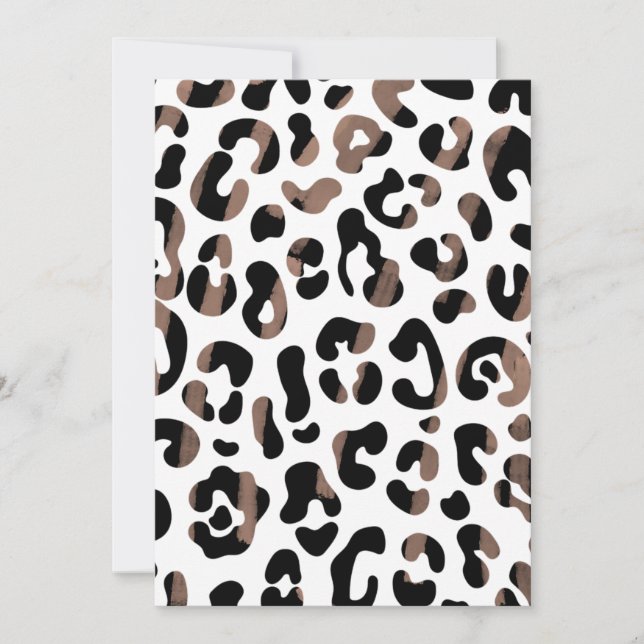 Leopard Animal Print Cheetah Print Animal Prints Dankeskarte (Vorderseite)