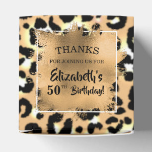 Leopard Animal Print Fevor Box Geschenkschachtel