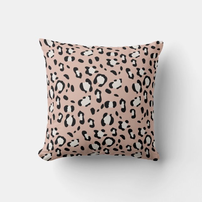 Leopard Animal Print Glam #12 Kissen (Vorderseite)