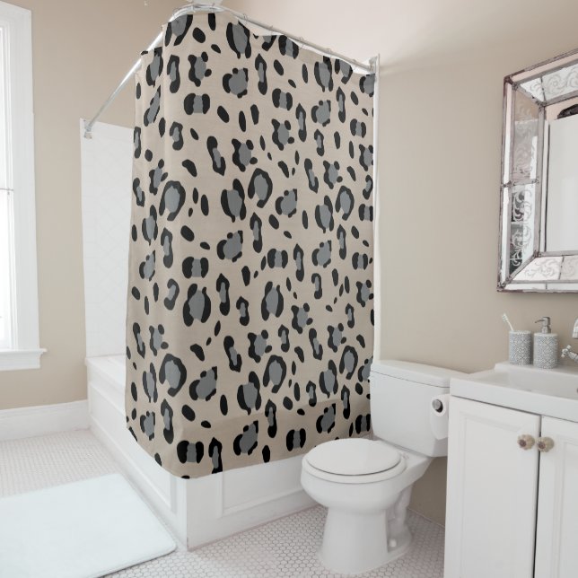 Leopard Animal Print Glam #15 Duschvorhang (Beispiel)