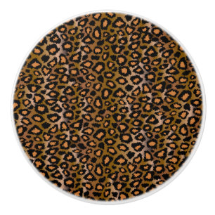 Leopard Animal Print Keramikknauf