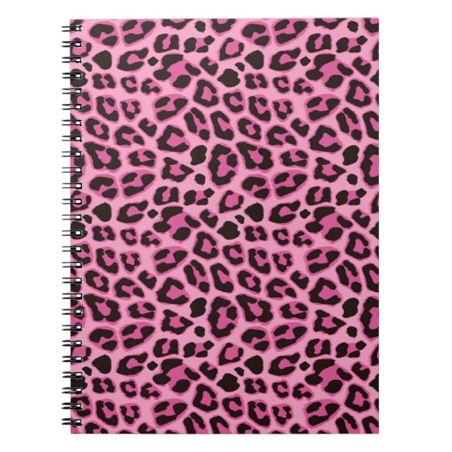 Leopard Animal Print Skin Muster Notebook Notizblock (Vorderseite)