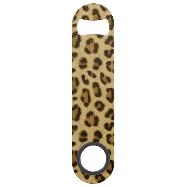 Leopard Animal Print Skin Muster Speed Flaschenöffner (Vorderseite)