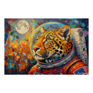 LEOPARD ASTRONAUT-ZURÜCK NACH HAUSE 2 POSTER