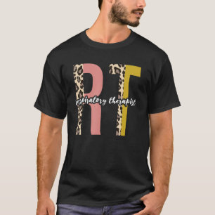 Leopard Atemtherapie Rt Therapist Funny Rt T-Shirt