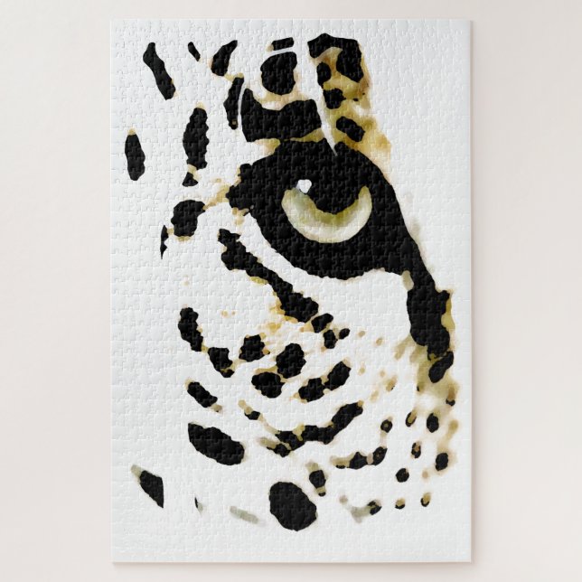 Leopard Auge - Tiere Art (Vertikal)