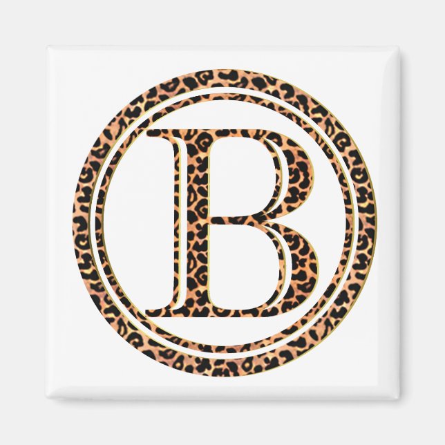 Leopard B Magnet (Vorne)