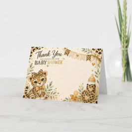 Leopard Baby Shower Danke