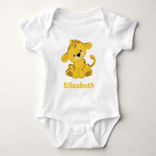 Leopard Baby Strampler
