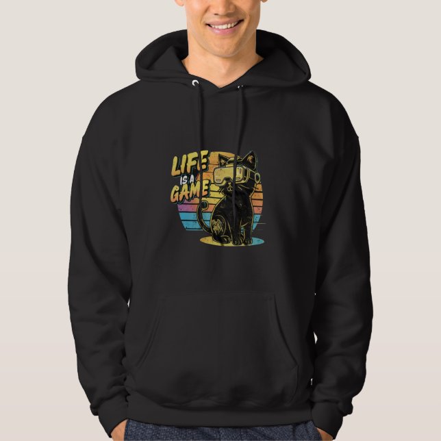 Leopard Baseball Softball, Gaming Hoodie (Vorderseite)