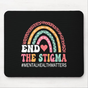 Leopard beende das Stigma psychische Gesundheitspr Mousepad