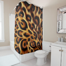 Leopard Bliss: Kühle Prinzen, gemütliche Nächte Duschvorhang