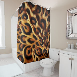 Leopard Bliss: Kühle Prinzen, gemütliche Nächte Duschvorhang