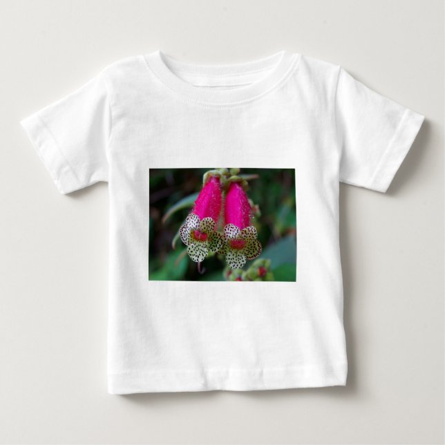 Leopard-Blume Baby T-shirt (Vorderseite)