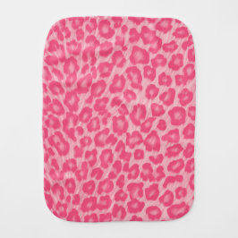 Leopard Blush Baby Spucktuch