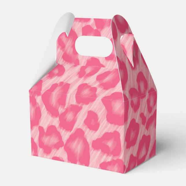 Leopard Blush Geschenkschachtel (Vorderseite)
