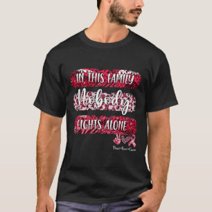 Leopard-Blutkrebsbewusstsein in dieser Familie Nob T-Shirt
