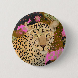 Leopard Button