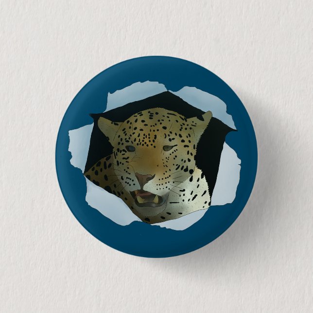 Leopard   button (Vorderseite)