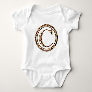 Leopard C Baby Strampler