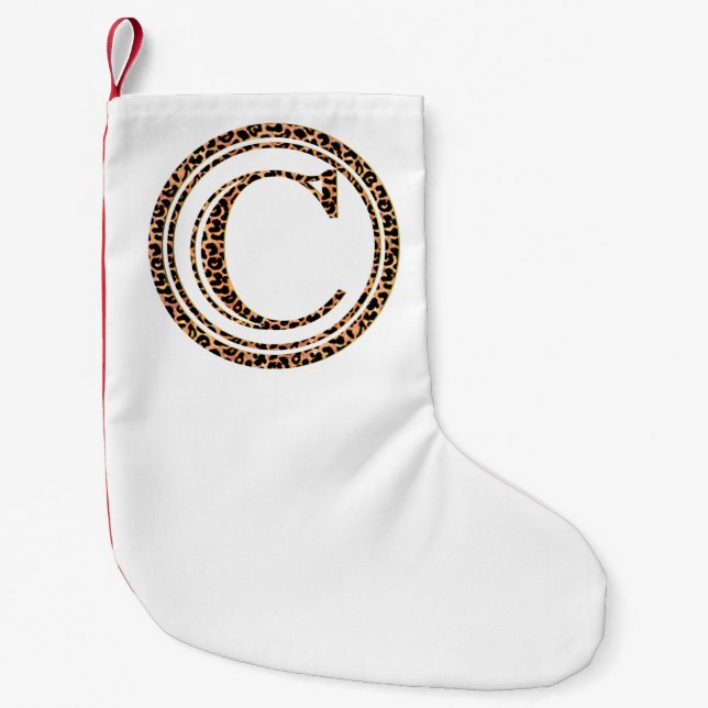 Leopard C Kleiner Weihnachtsstrumpf (Vorderseite)