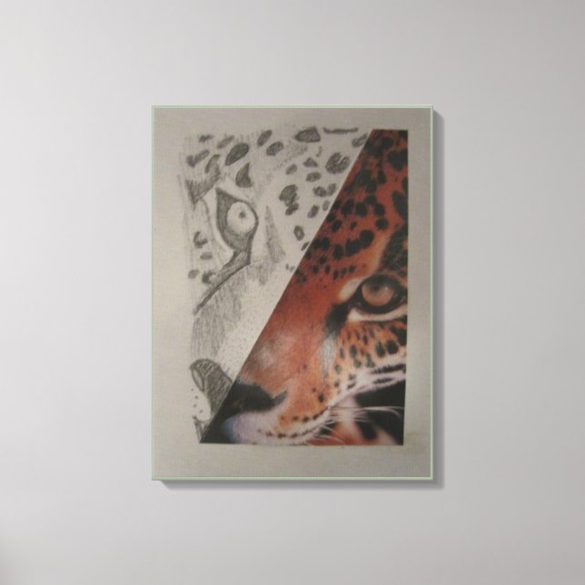 Leopard Canvas Print Leinwanddruck (Vorderseite)
