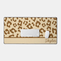 Leopard Cheetah Animal Print Custom Curry Name