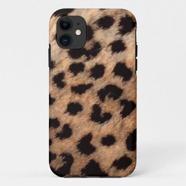 Leopard Cheetah Animal Print Girly Modern Case-Mate iPhone Hülle (Rückseite)