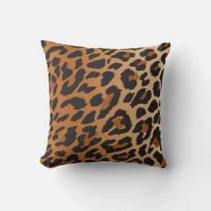 Leopard Cheetah Flecken Wildtierdruckmuster Kissen