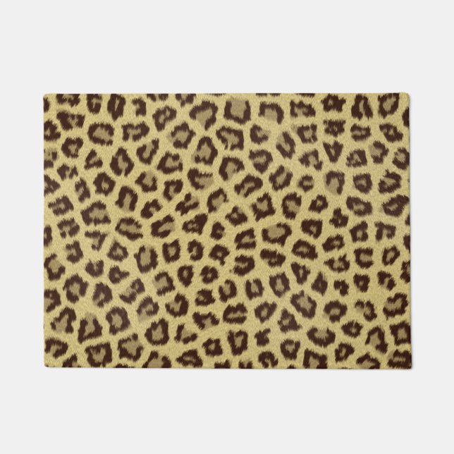 Leopard/Cheetah Print Fußmatte (Vorderseite)