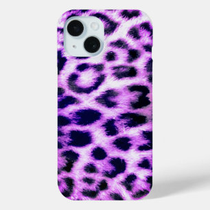 Leopard Cheetah Print Imitate Fur Rosa Case-Mate iPhone Hülle