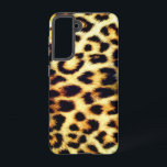 Leopard Cheetah Print Imitate Fur Samsung Galaxy Hülle<br><div class="desc">Leopard Cheetah Print Imitate Fur</div>