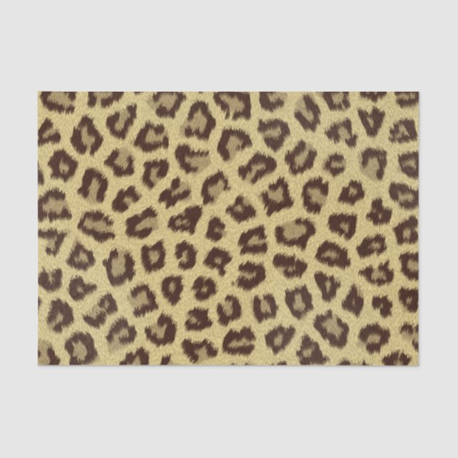 Leopard/Cheetah Print Seidenpapier (Vorderseite)