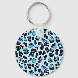 Leopard Cheetah Skin: Vintage Gefärbte Krawatte de Schlüsselanhänger
