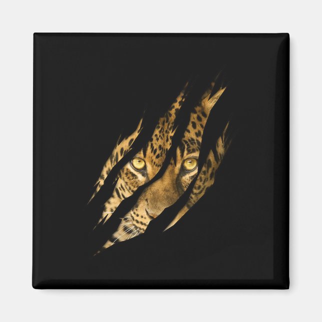 Leopard Cheetah Tiger Leopard Face Lion Cat Appare Magnet (Vorne)