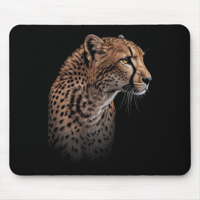 Leopard Cheetah Tiger Leopard Face Lion Cat Mousepad (Vorne)