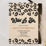 Leopard Cheetah Wild & 6. Geburtstagsparty Einladung<br><div class="desc">Dies ist eine Leopard Cheetah Print Wild & 6. Geburtstagsparty Einladung!</div>