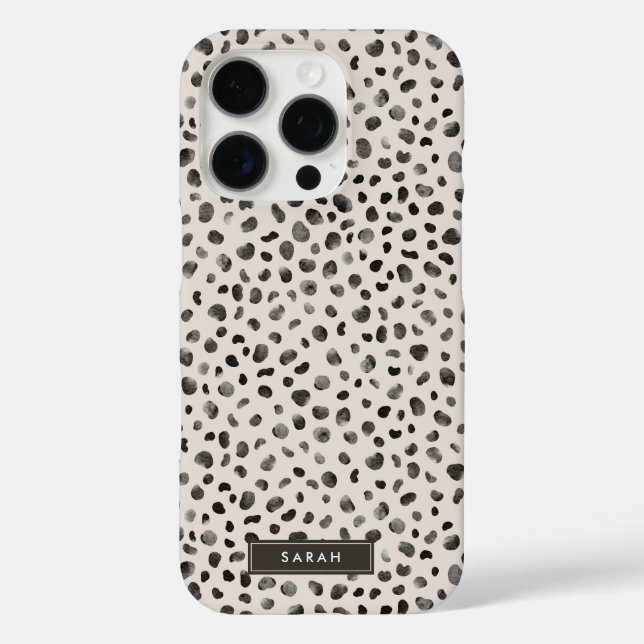 Leopard Cheetah Wild Animal Skin Pattern iPhone 16 Pro Hülle (Rückseite)