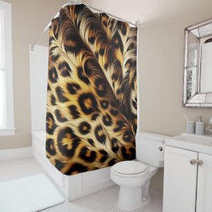 Leopard Chic: Ein stilvolles Duvet für jedes Zimme Duschvorhang