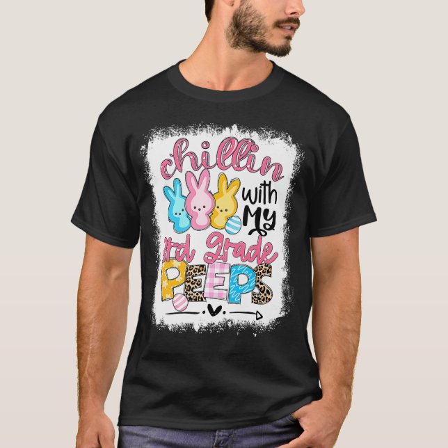 Leopard Chillin mit meinem 3. T-Shirt (Vorderseite)