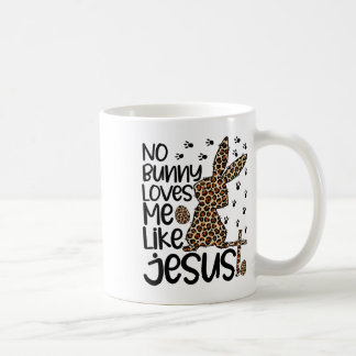 Leopard Christian Kein Hase liebt mich wie Jesus E Kaffeetasse