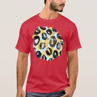 Leopard Circles Yellow T-Shirt